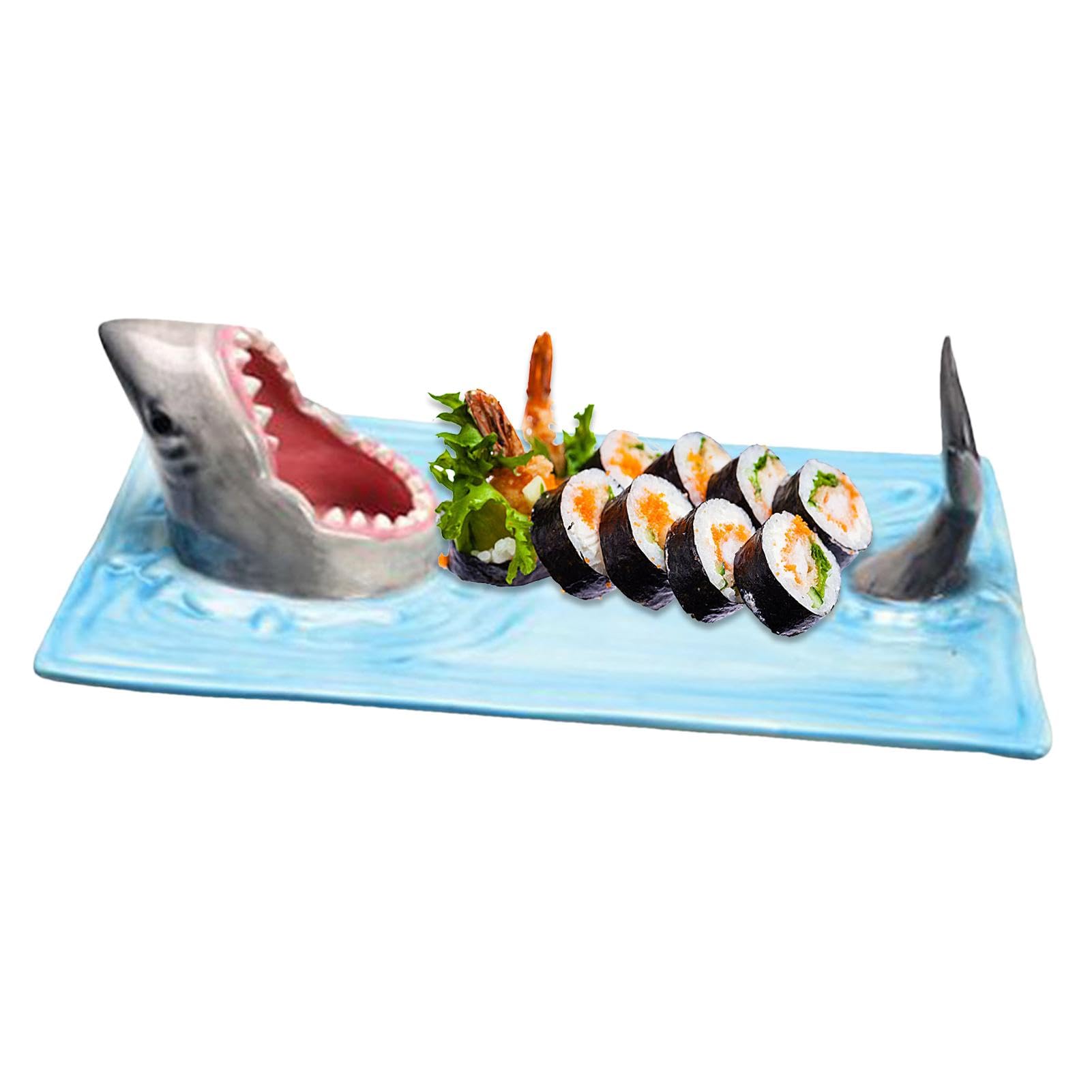 Hai-Keramik-Sushi-Teller – Eine einzigartige Note für Ihren Esstisch 🦈🍣