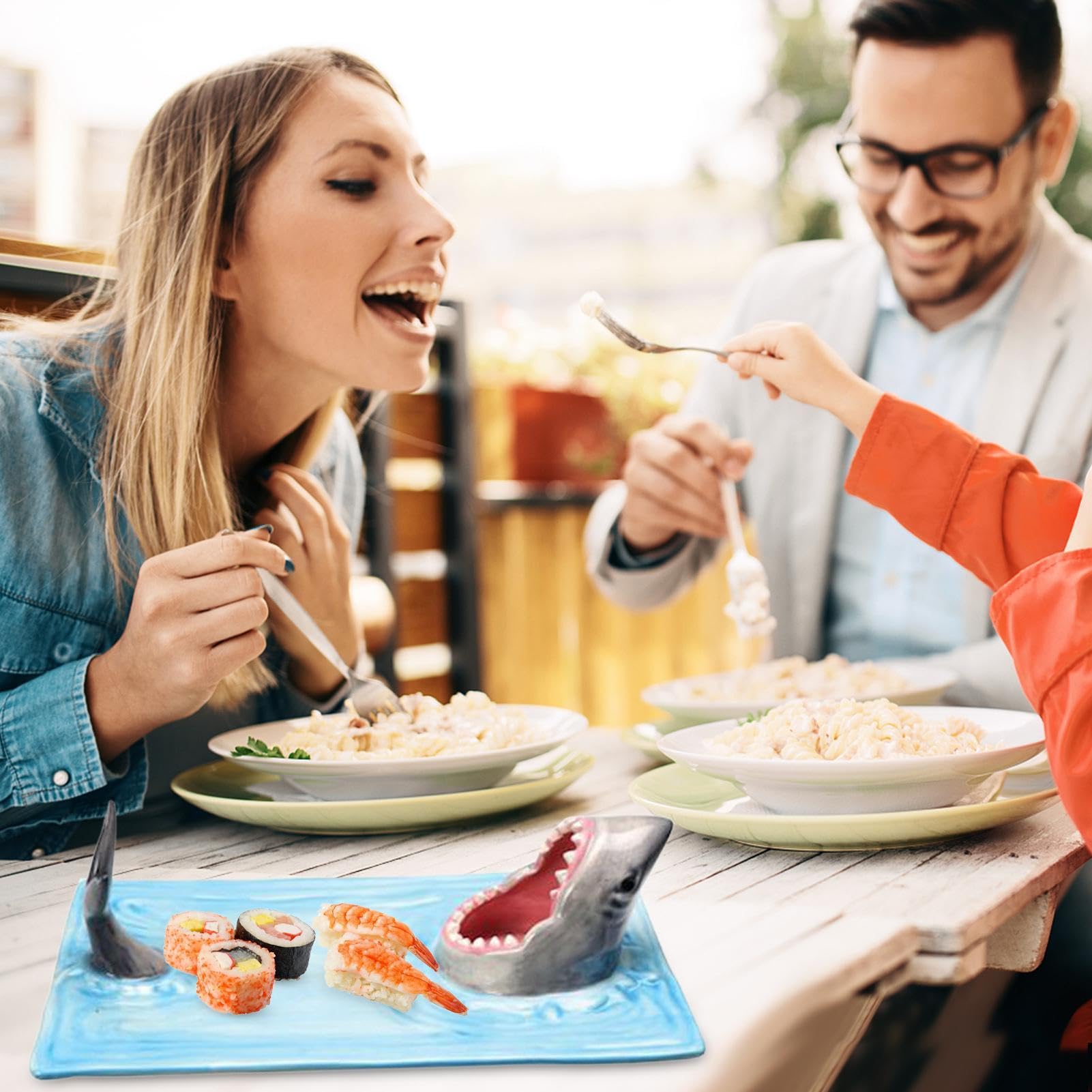 Hai-Keramik-Sushi-Teller – Eine einzigartige Note für Ihren Esstisch 🦈🍣