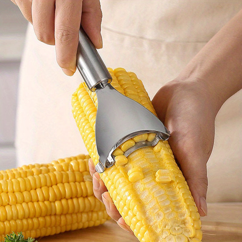 Edelstahl Maisschäler – Gezackter Maisschäler Erntemesser 🌽🔪